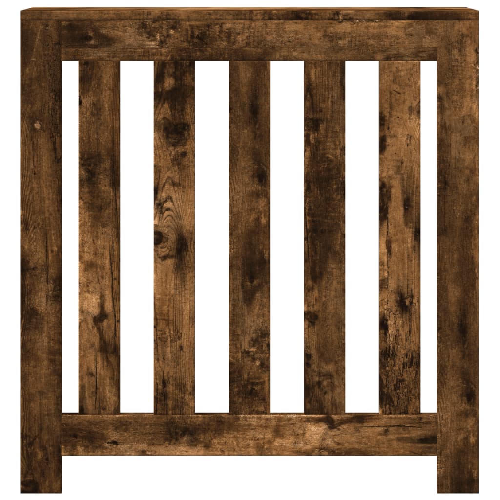 Radiatordeksel røkt eik 78x20x82 cm konstruert tre