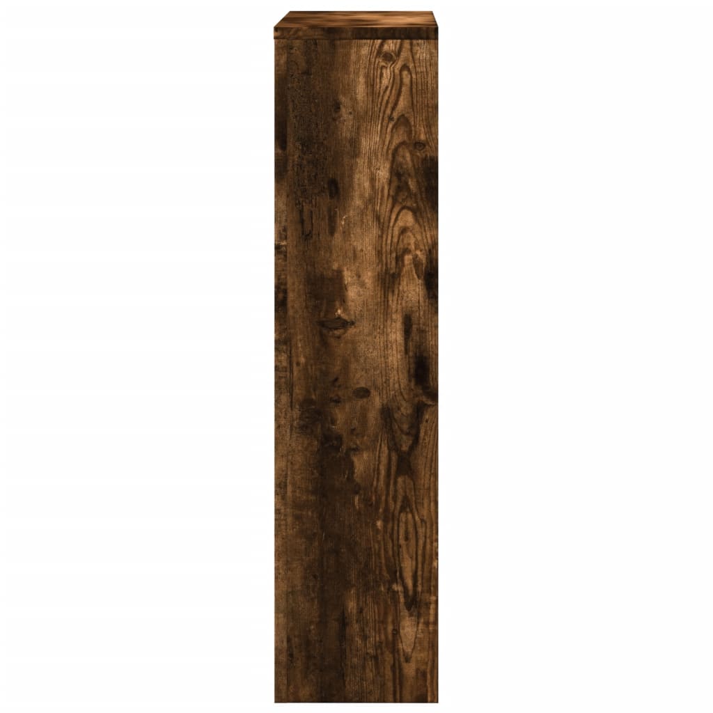 Radiatordeksel røkt eik 78x20x82 cm konstruert tre