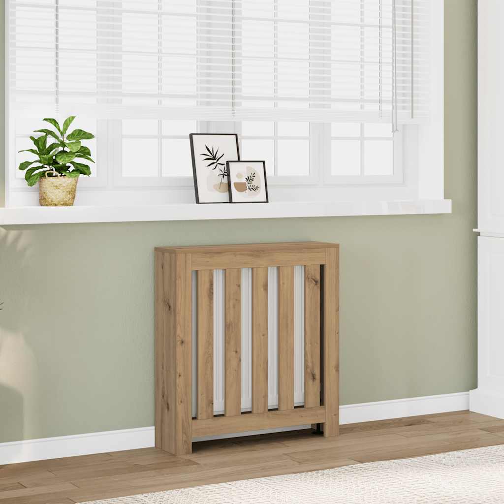 Radiatordeksel artisan eik 78x20x82 cm konstruert tre
