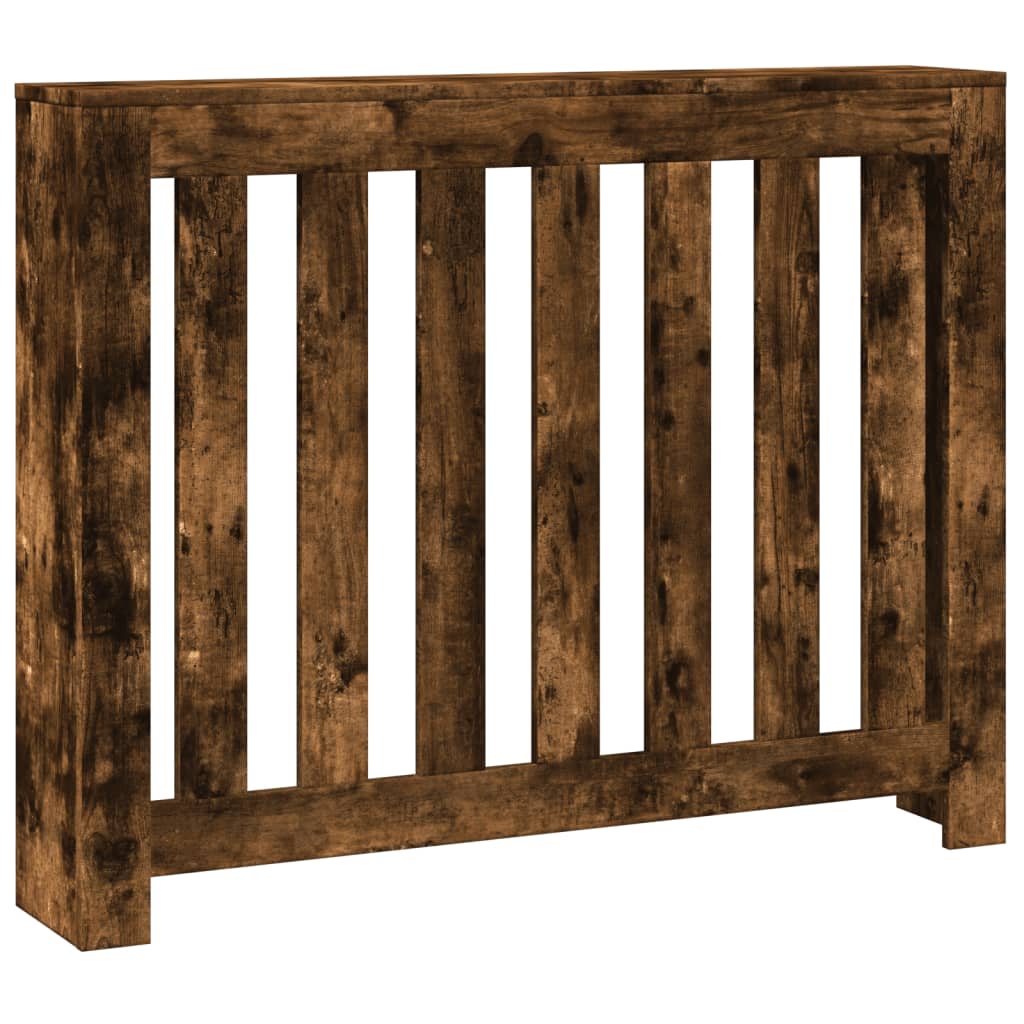 Radiatordeksel røkt eik 104x20x82 cm konstruert tre