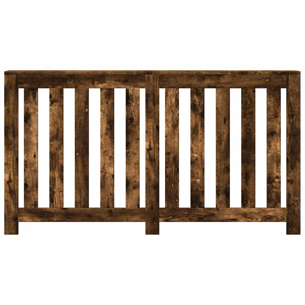 Radiatordeksel røkt eik 149x20x82 cm konstruert tre