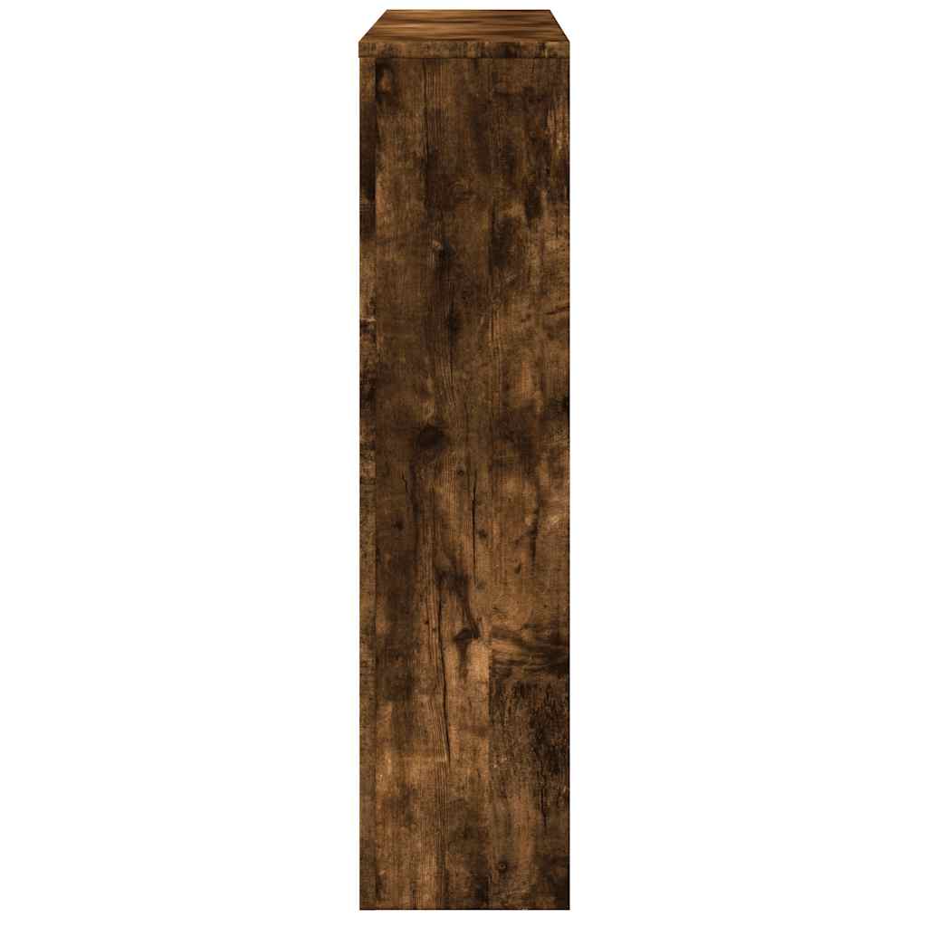Radiatordeksel røkt eik 149x20x82 cm konstruert tre