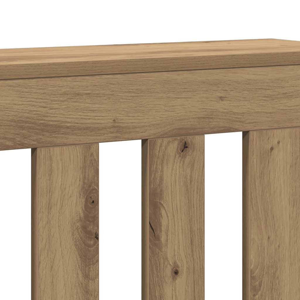 Radiatordeksel artisan eik 175x20x82 cm konstruert tre