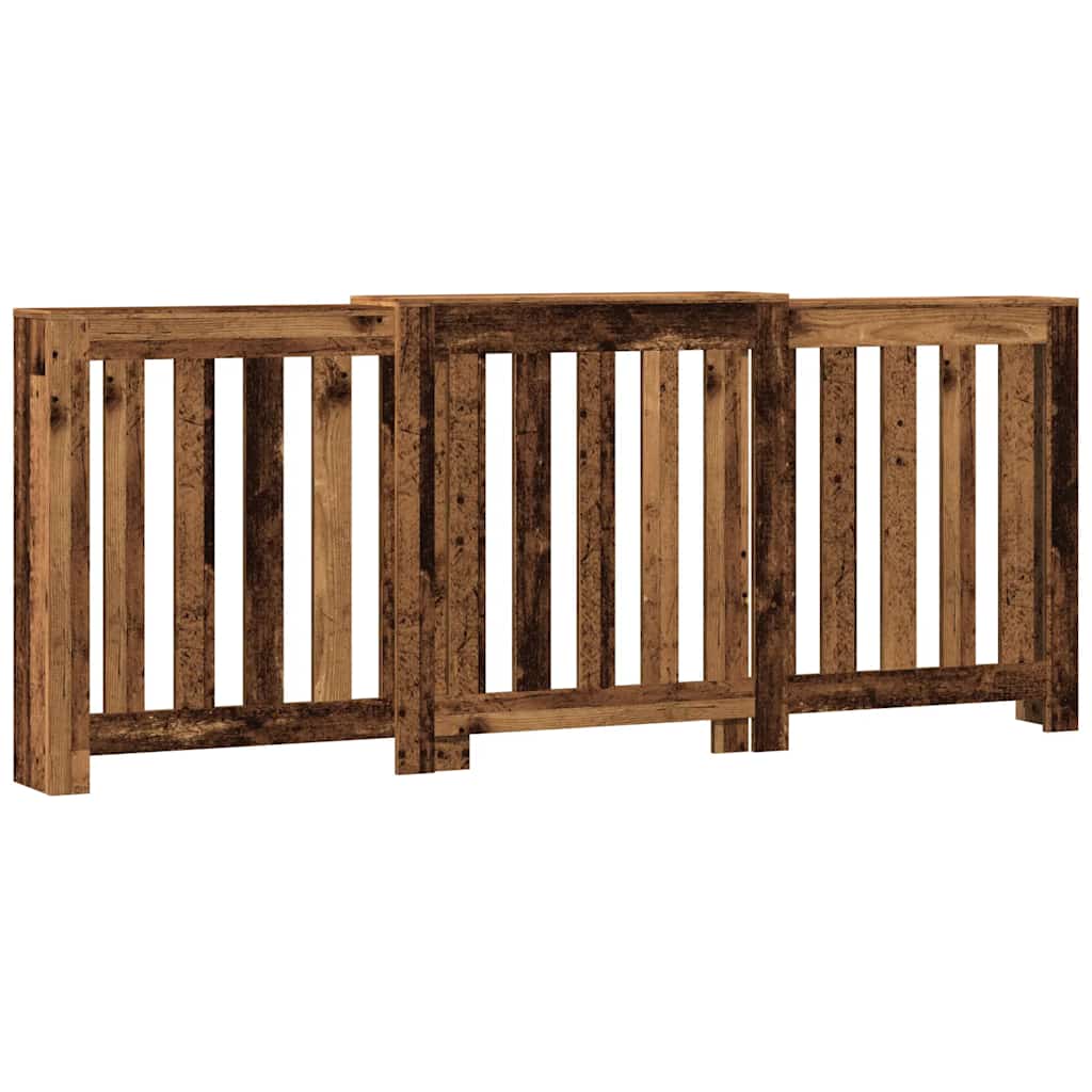 Radiatordeksel gammelt tre 205x21,5x83,5 cm konstruert tre
