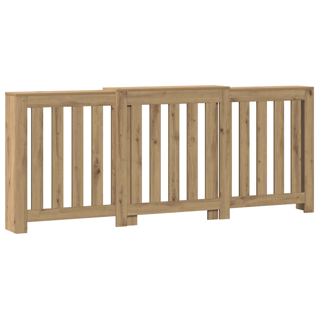 Radiatordeksel artisanal eik 205x21,5x83,5 cm konstruert tre