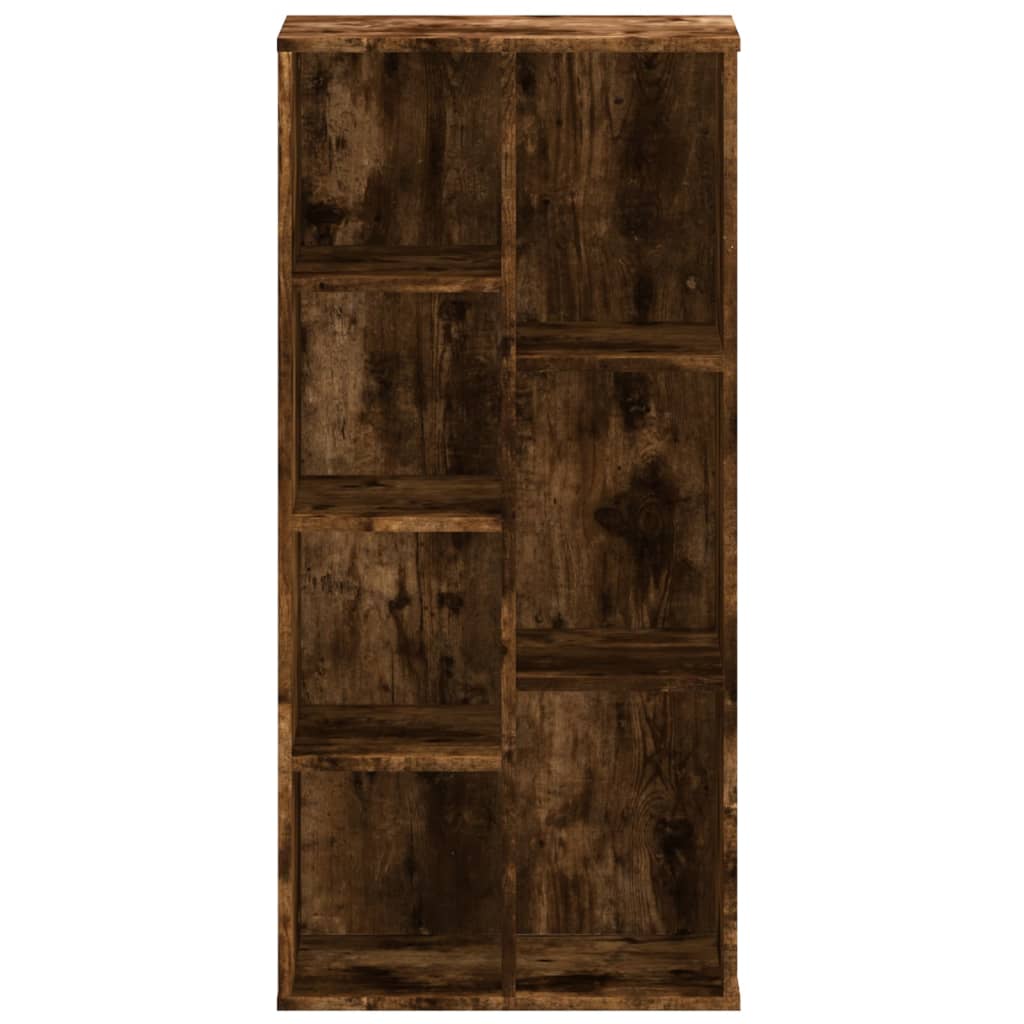Bokhylle røkt eik 50x25x105 cm konstruert tre
