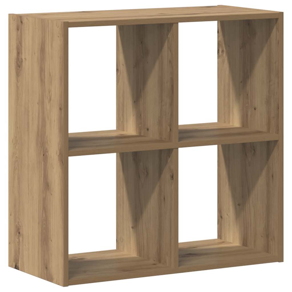 Bokhylle artisan eik 68,5x32x68,5 cm konstruert tre