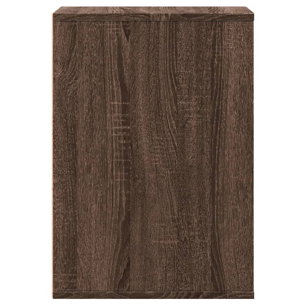 Kommode brun eik 40x41x58 cm konstruert tre