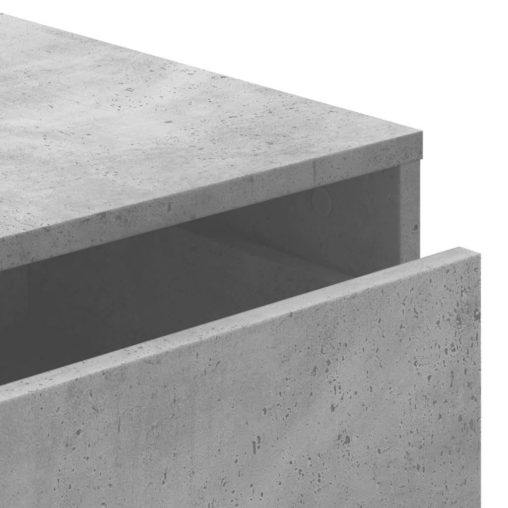 Kommode betonggrå 60x41x58 cm konstruert tre