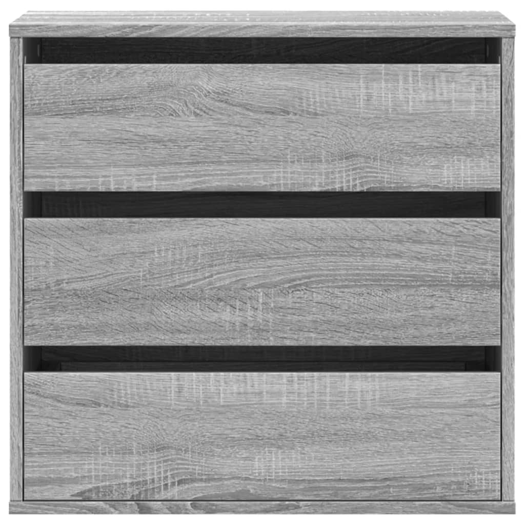Kommode grå sonoma 60x41x58 cm konstruert tre