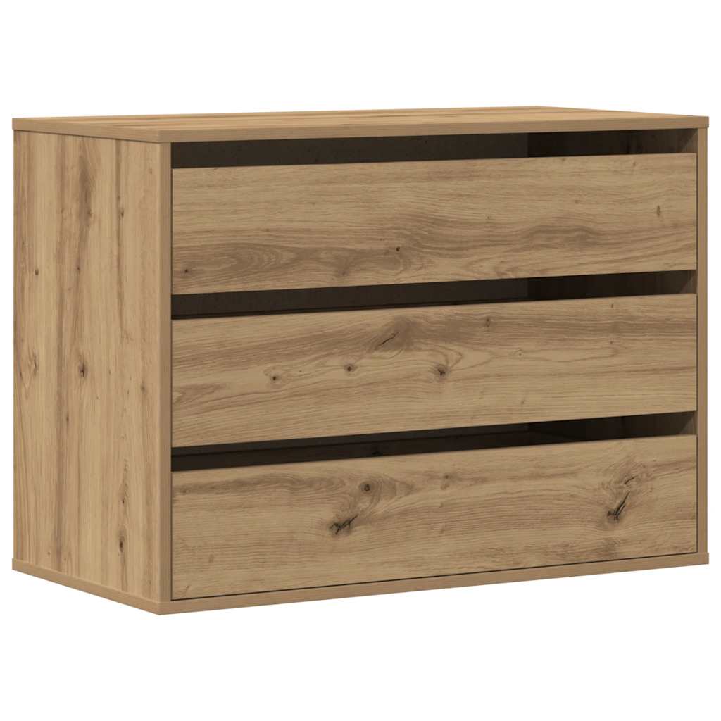 Kommode artisan eik 80x41x58 cm konstruert tre