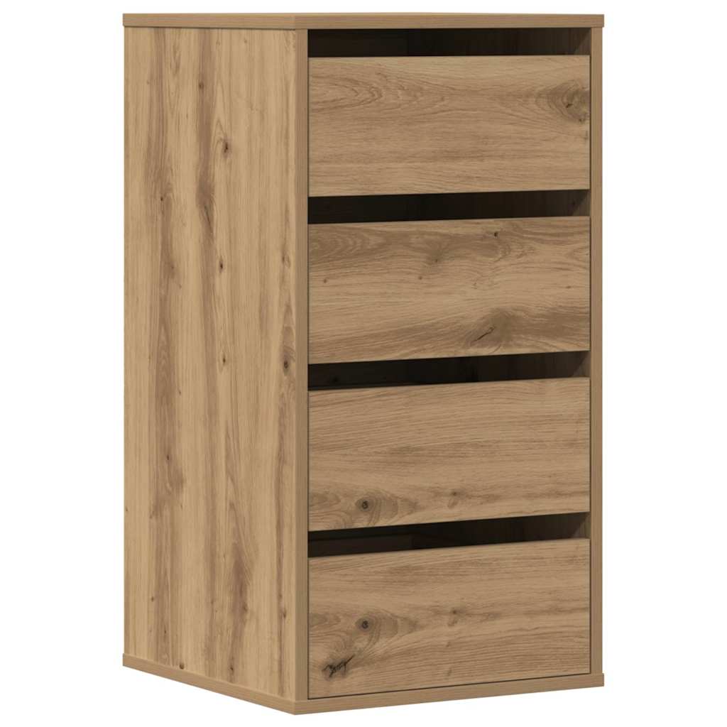 Kommode artisan eik 40x41x76 cm konstruert tre