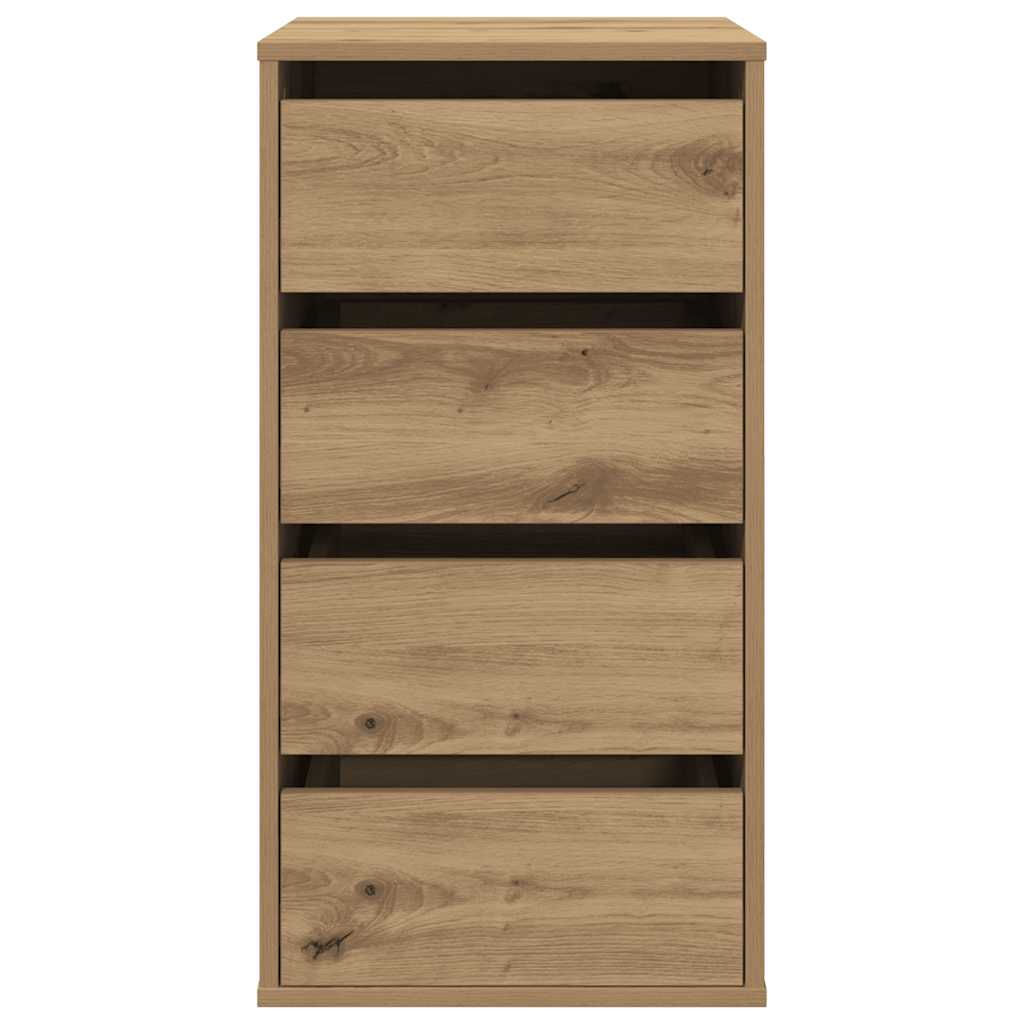 Kommode artisan eik 40x41x76 cm konstruert tre