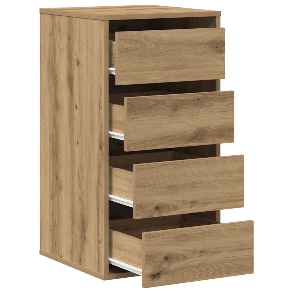 Kommode artisan eik 40x41x76 cm konstruert tre