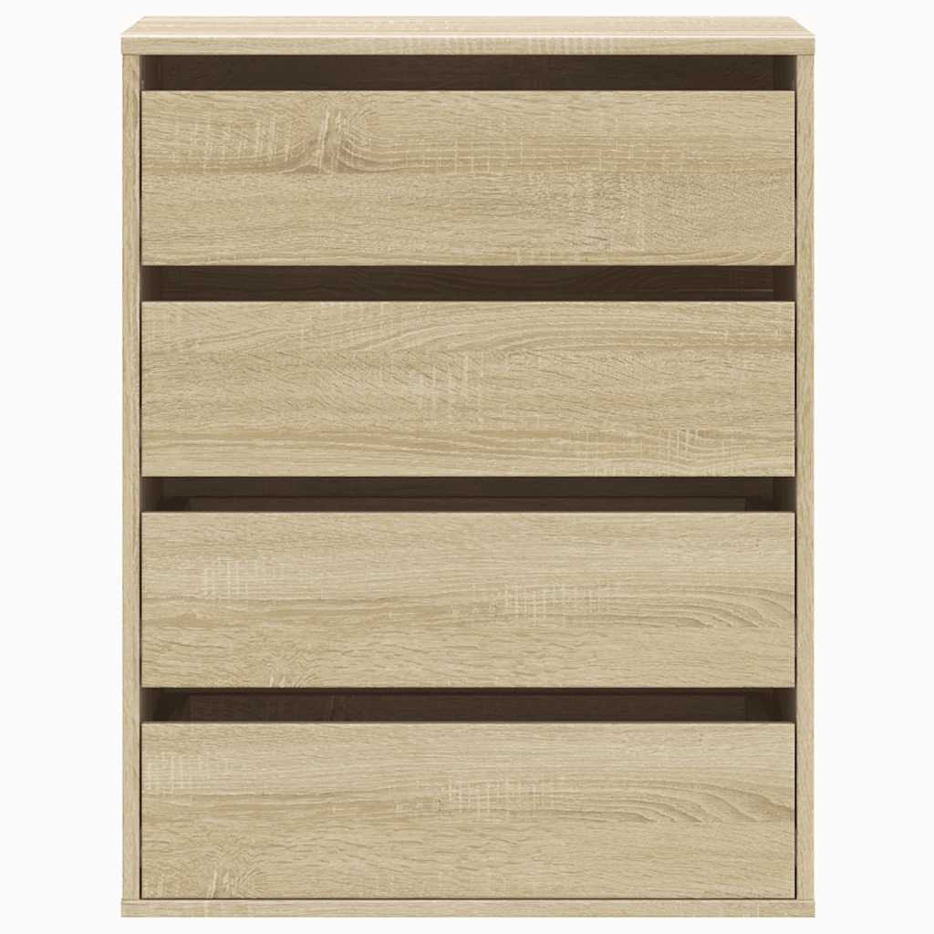 Kommode sonoma eik 60x41x76 cm konstruert tre