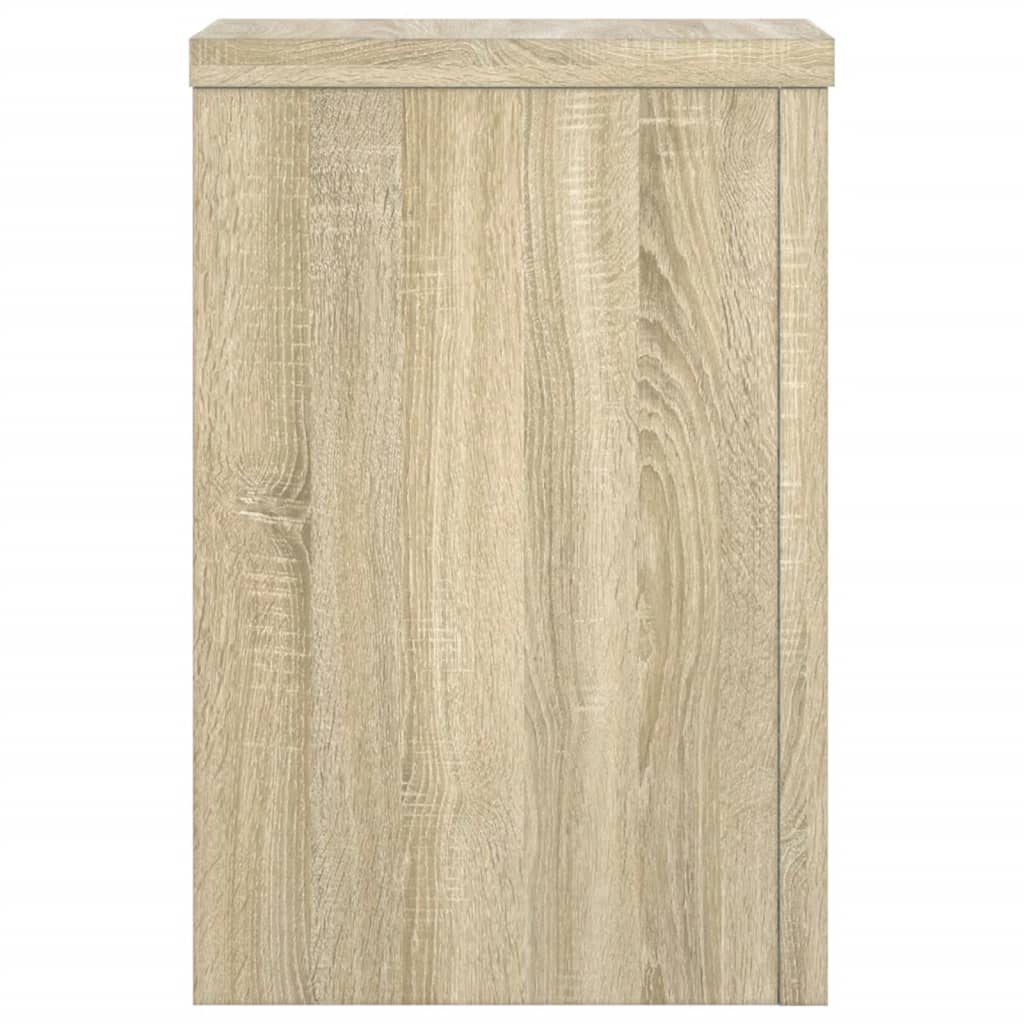 Plantestativer 2 stk sonoma eik 20x20x30 cm konstruert tre