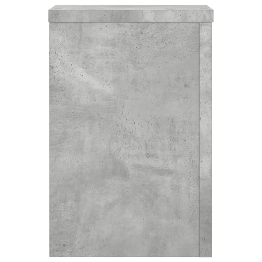Plantestativer 2 stk betonggrå 25x25x35 cm konstruert tre