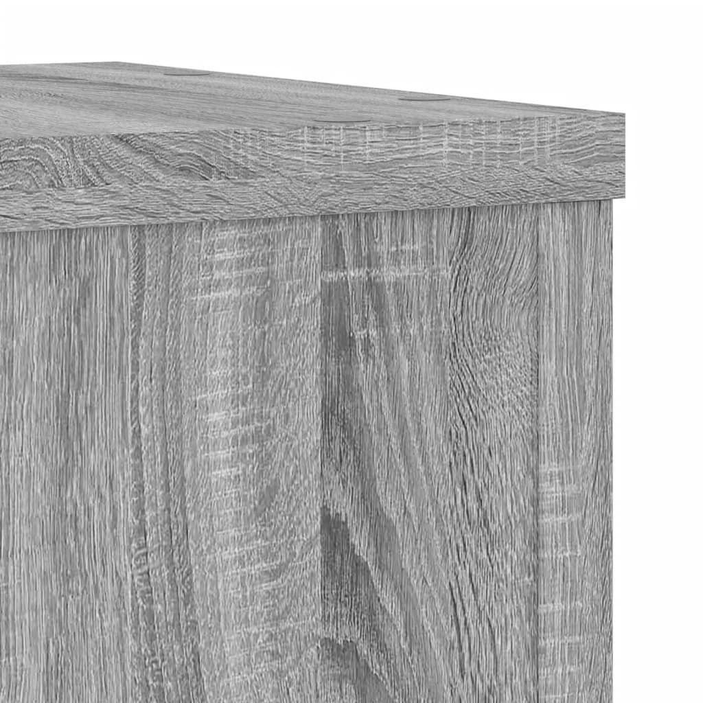 Plantestativer 2 stk grå sonoma 25x25x35 cm konstruert tre