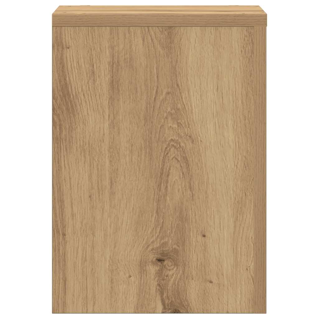 Plantestativer 2 stk artisan eik 25x25x35 cm konstruert tre