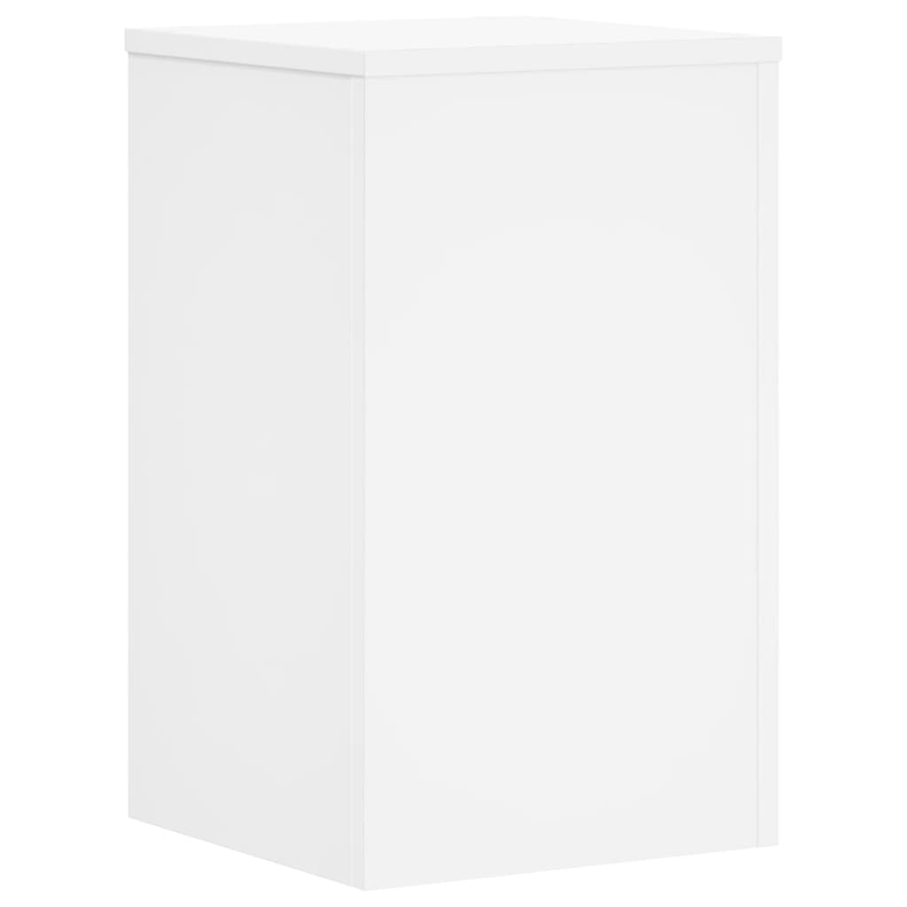 Plantestativer 2 stk hvit 30x30x50 cm konstruert tre