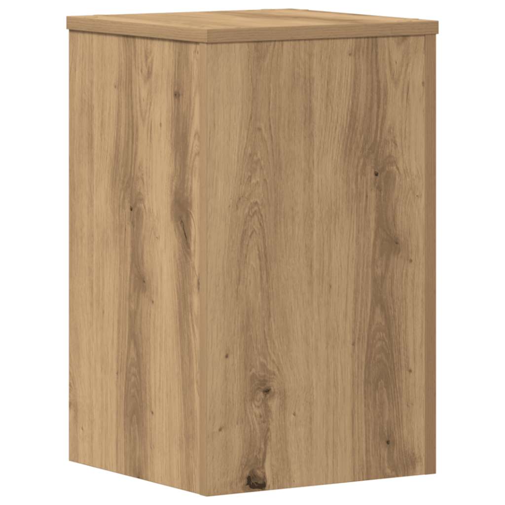 Plantestativer 2 stk artisan eik 30x30x50 cm konstruert tre