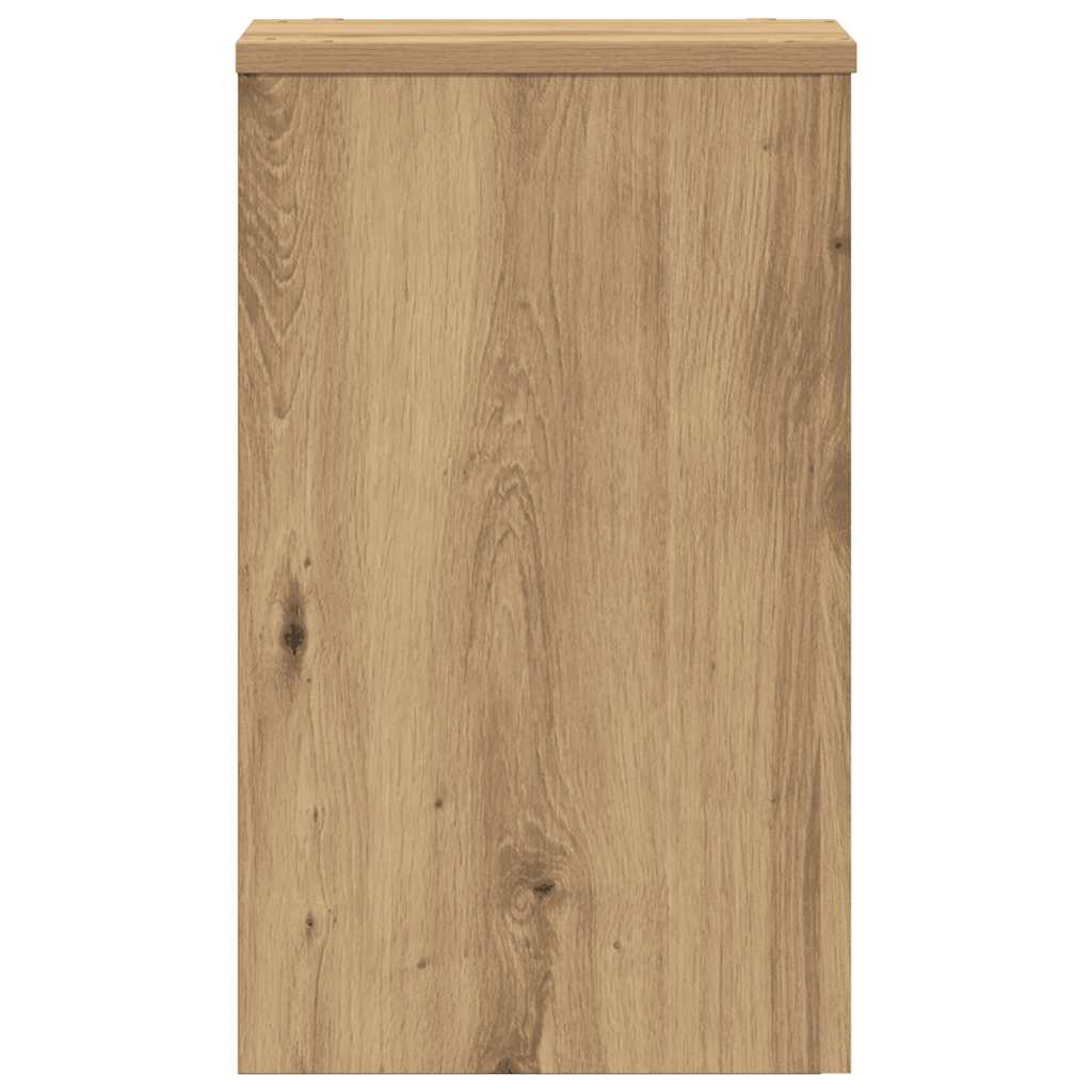 Plantestativer 2 stk artisan eik 30x30x50 cm konstruert tre