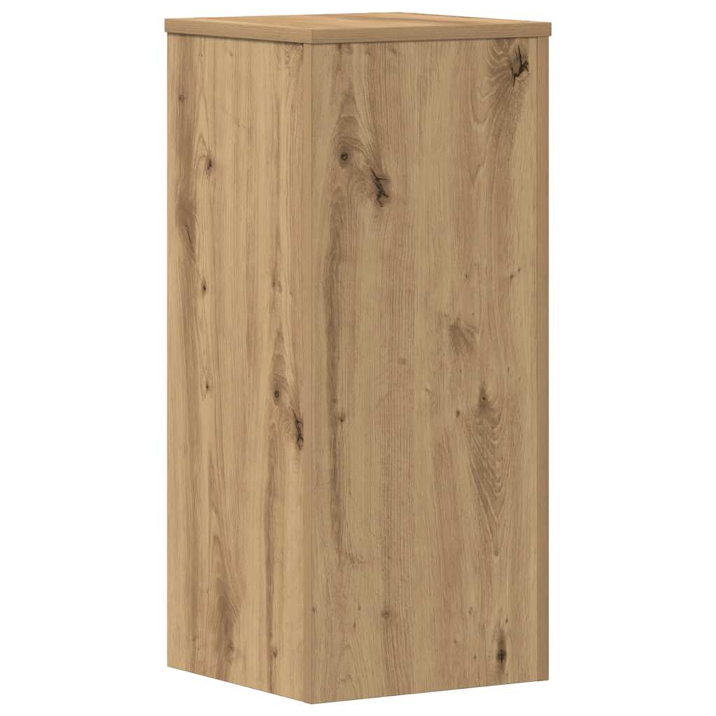 Plantestativer 2 stk artisan eik 30x30x70 cm konstruert tre