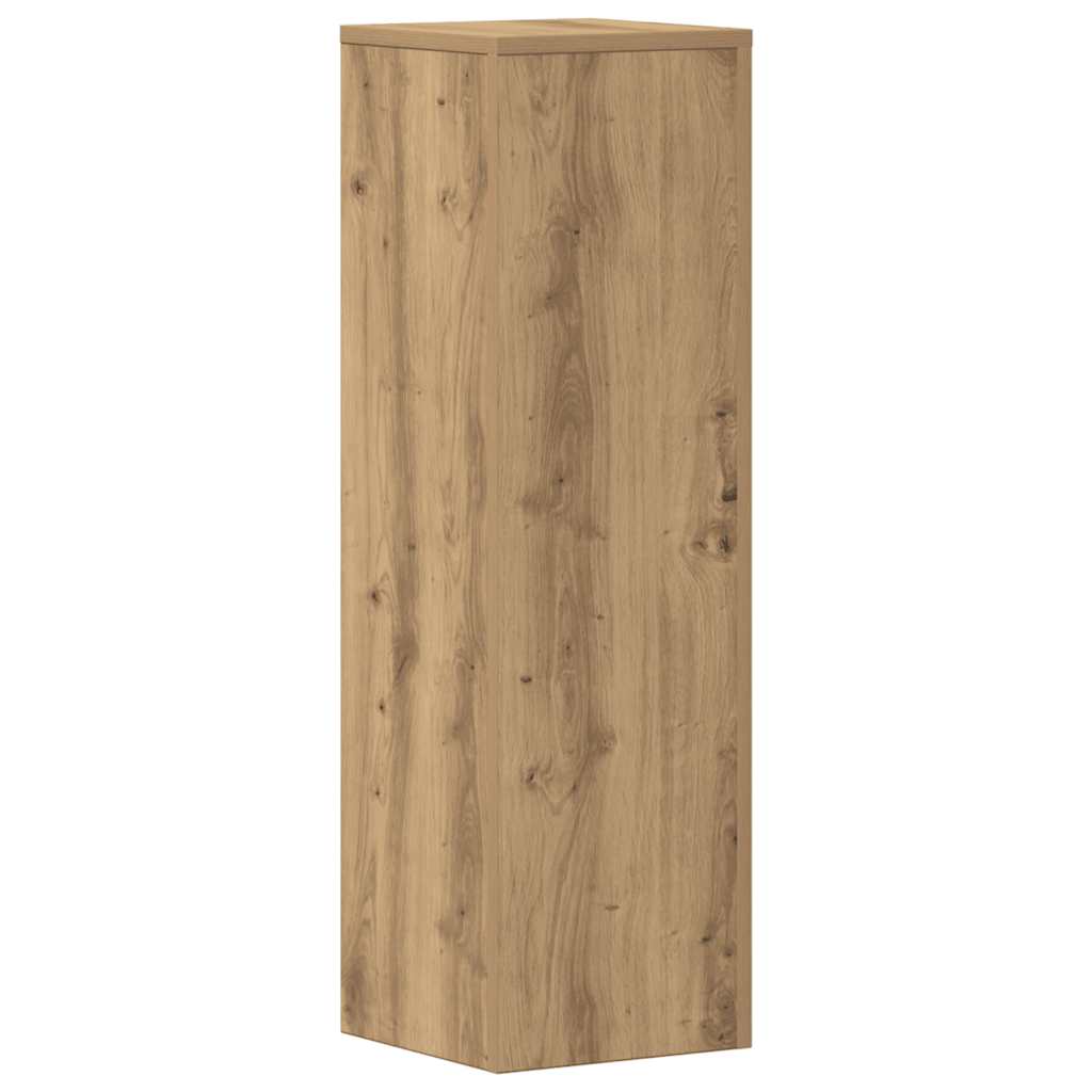 Plantestativer 2 stk artisan eik 25x25x80 cm konstruert tre