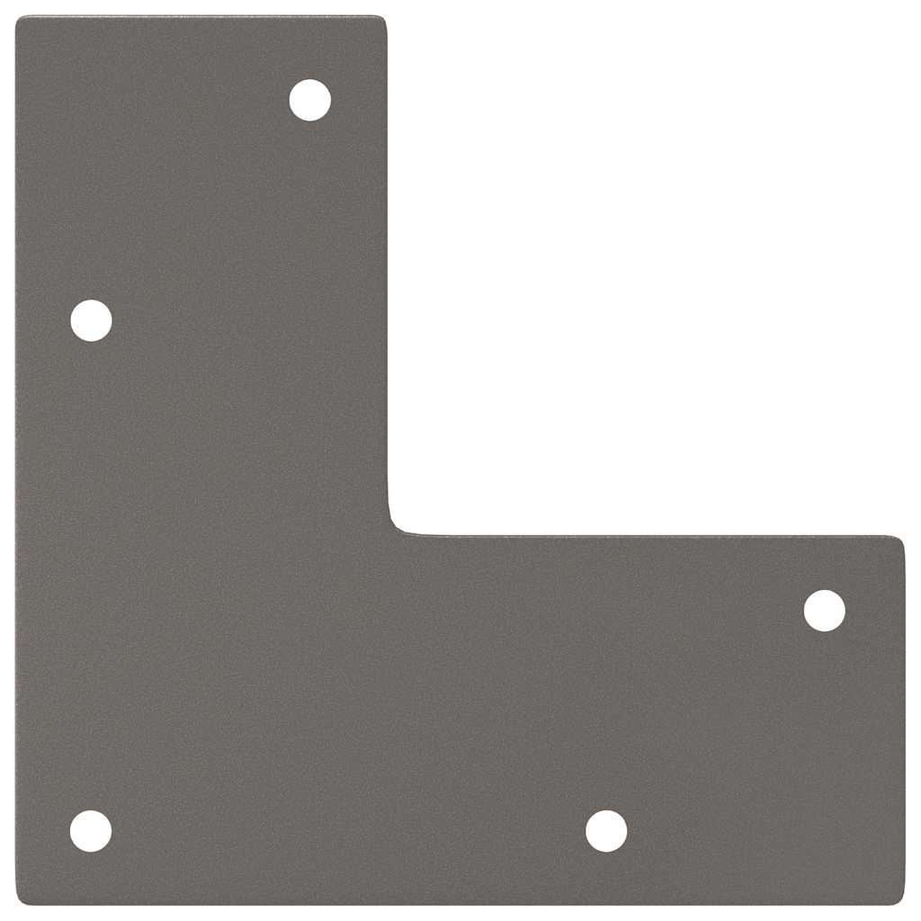 Hårnålsben til salongbord 4 stk naturstål 20 cm massivt stål