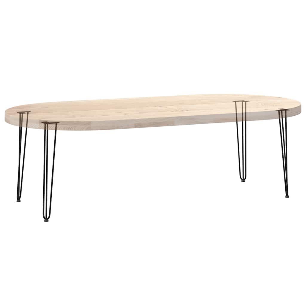 hårnålsben til konsollbord 4 stk svart 72 cm massivt stål