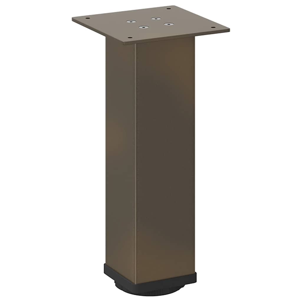 Salongbordben 4 stk naturstål 30–32 cm stål