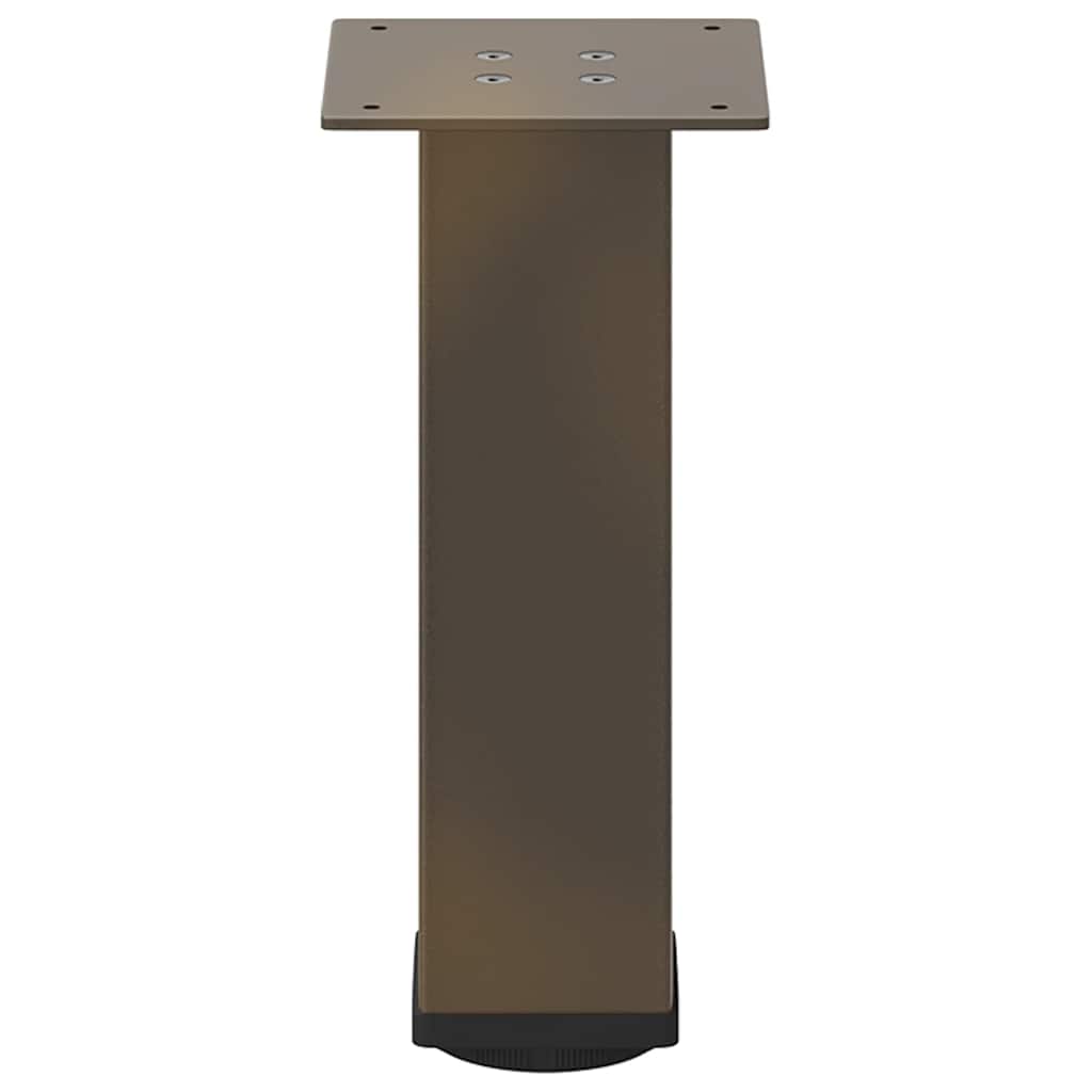 Salongbordben 4 stk naturstål 30–32 cm stål