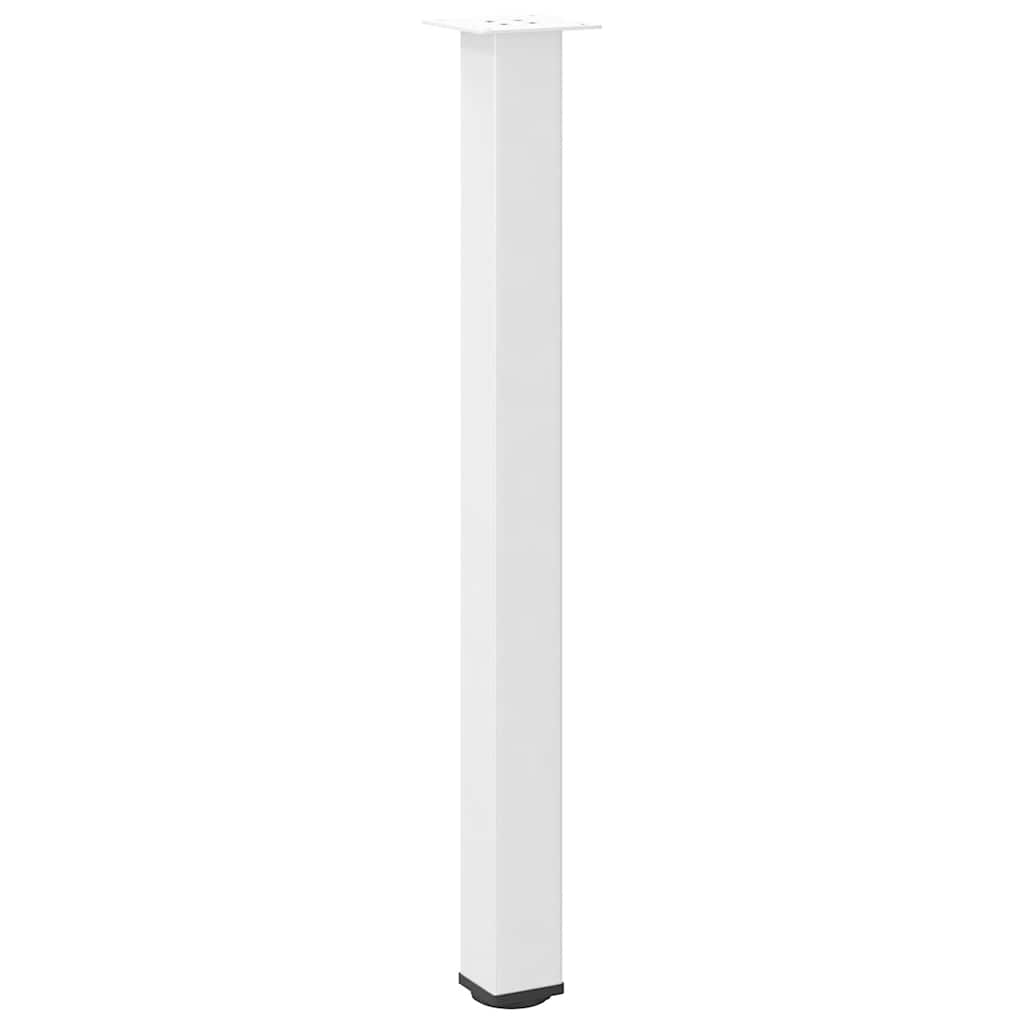 Barbordben 4 stk hvite 90-92 cm stål