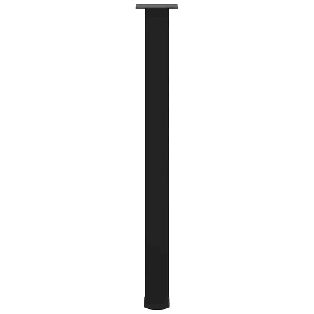 Barbordben 4 stk svart 100-102 cm stål