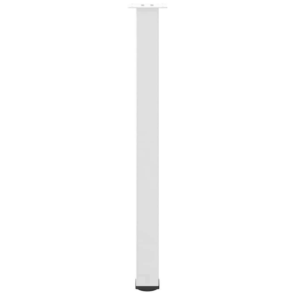 Barbordben 4 stk hvite 100-102 cm stål