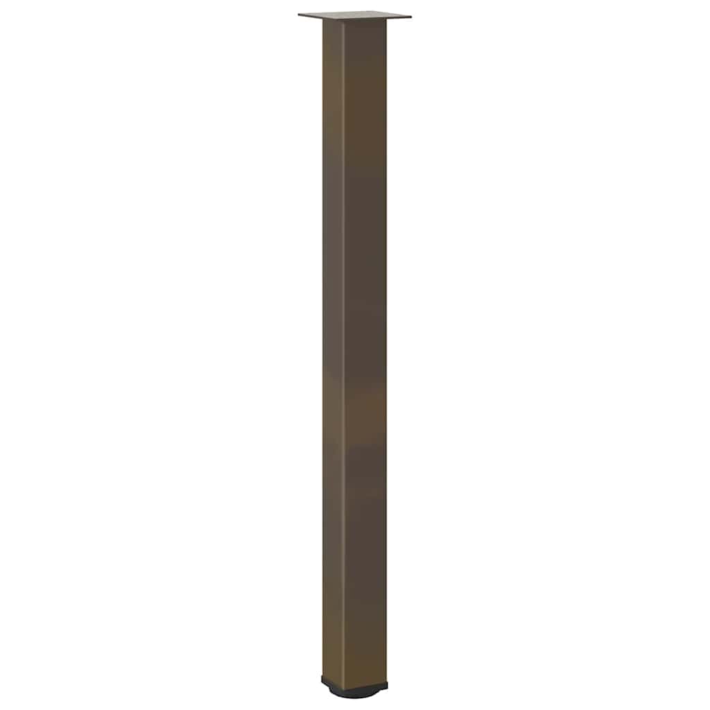 Barbordben 4 stk naturstål 110–112 cm stål