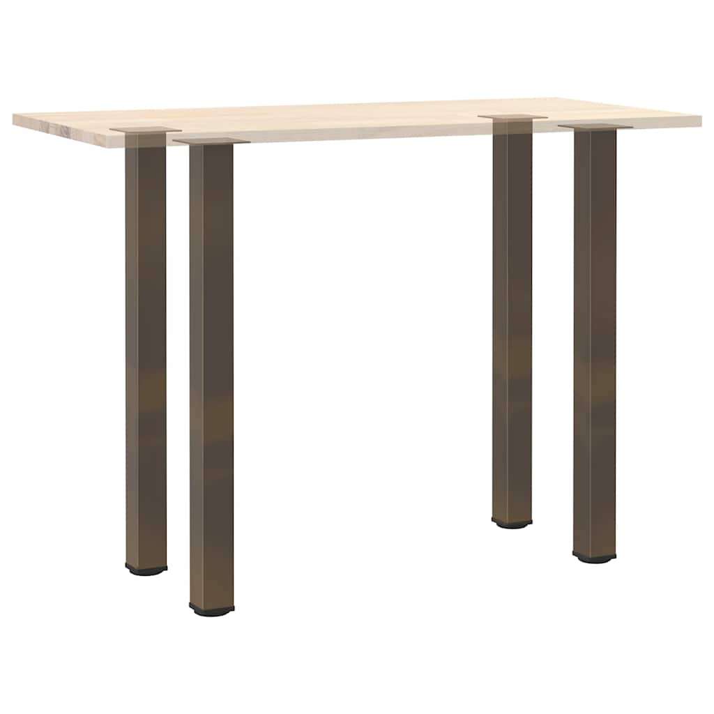 Barbordben 4 stk naturstål 110–112 cm stål