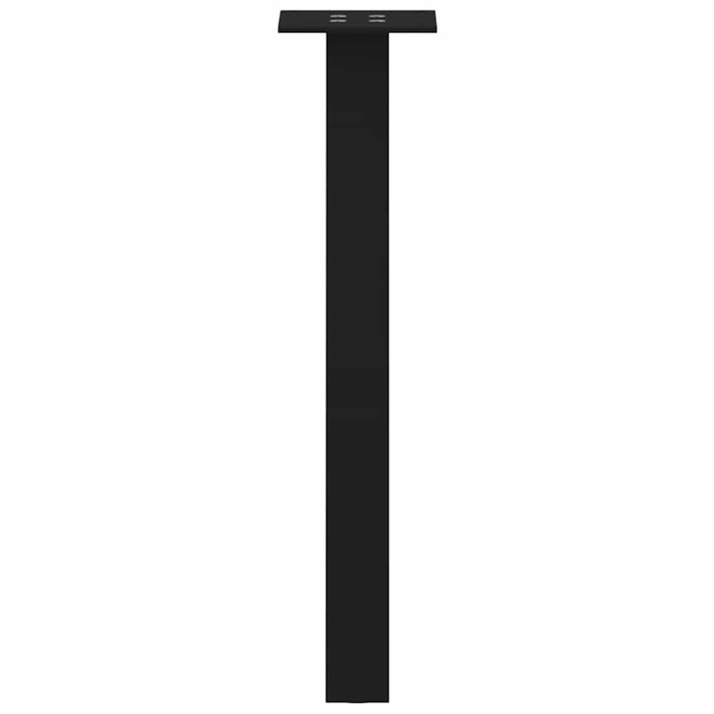 Salongbordben 4 stk svart 30 cm stål vidaXL