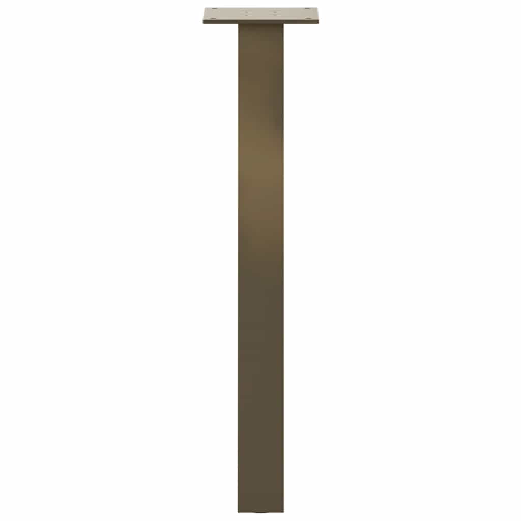 Salongbordben 4 stk naturstål 30 cm stål