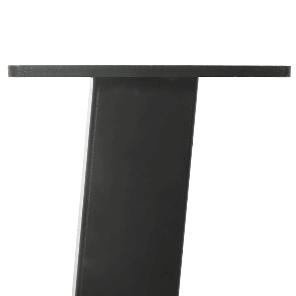 Salongbordben 4 stk antrasitt 42 cm stål