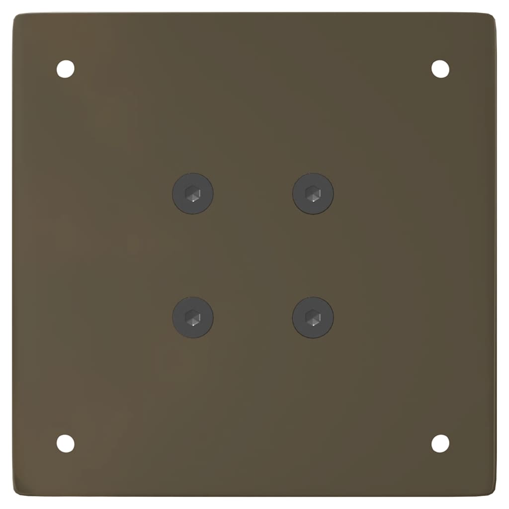 Salongbordben 4 stk naturstål 42 cm stål