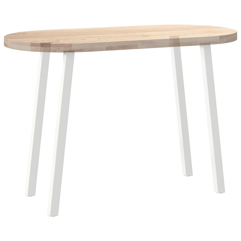 Konsollbordben 4 stk hvite 72 cm stål