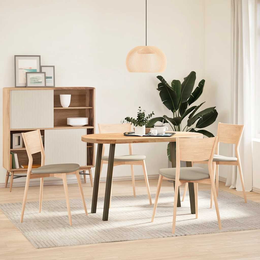 Konsollbordben 4 stk naturstål 72 cm stål