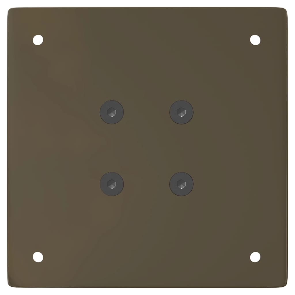 Konsollbordben 4 stk naturstål 72 cm stål