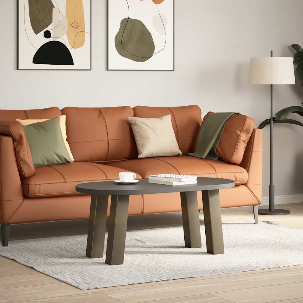 Salongbordben 4 stk naturstål 42 cm stål