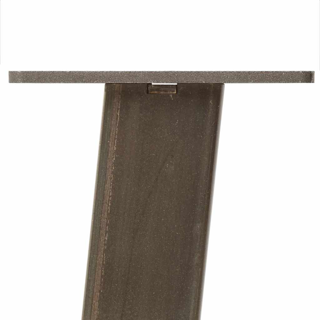 Salongbordben 4 stk naturstål 42 cm stål
