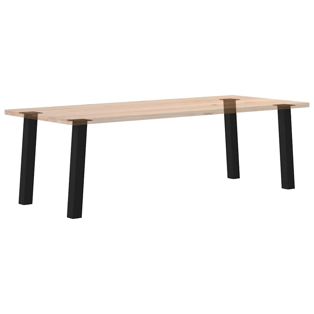 Konsollbordben 4 stk svart 72 cm stål