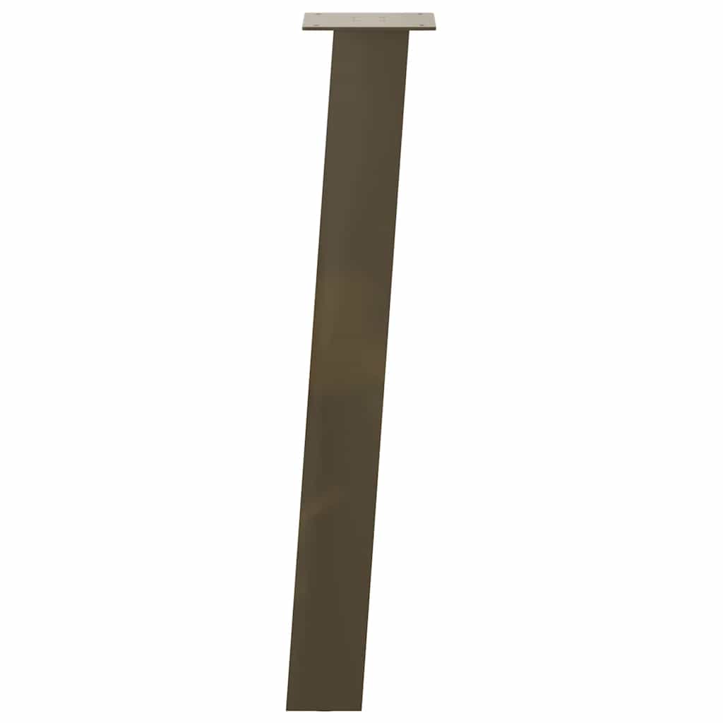 Konsollbordben 4 stk naturstål 72 cm stål