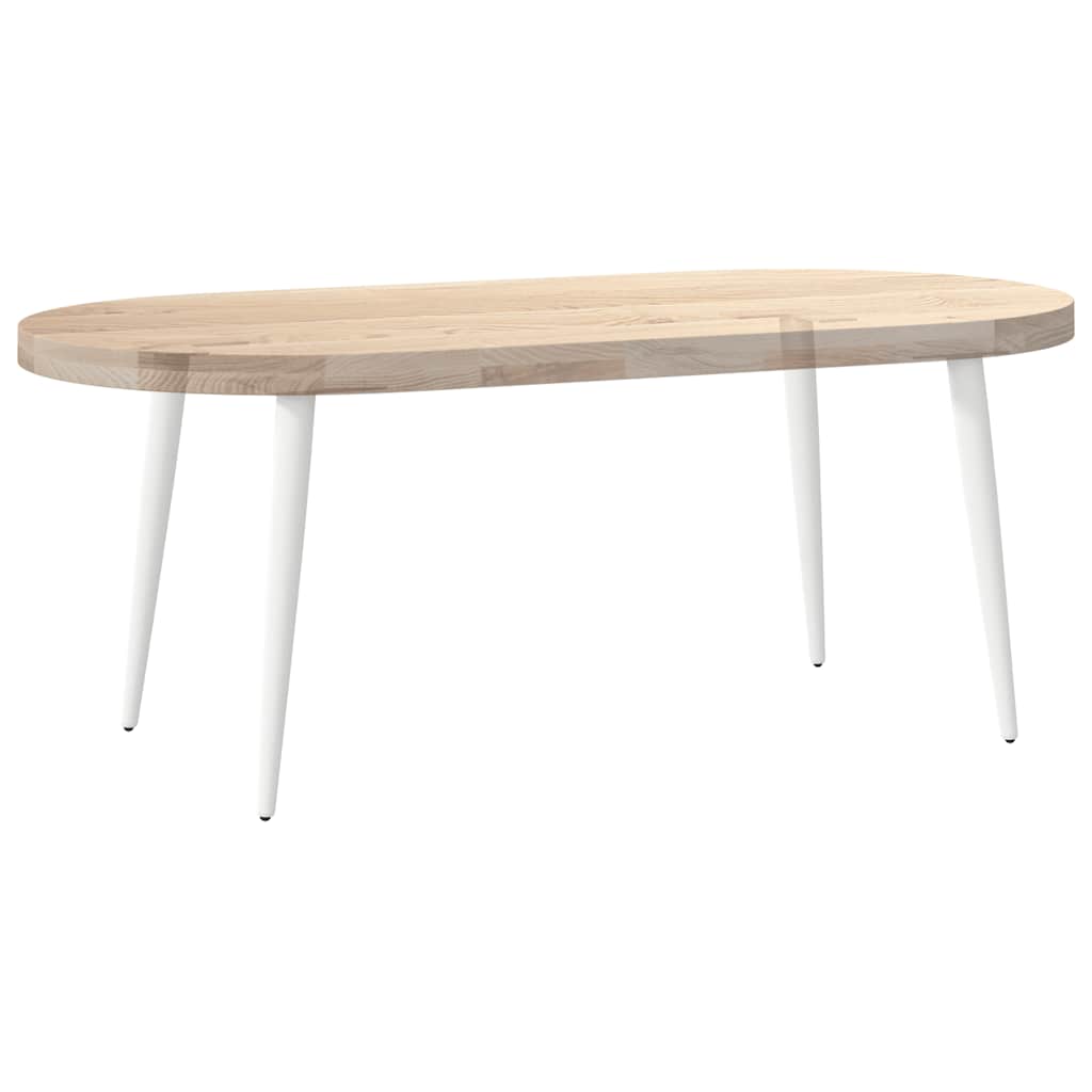 Salongbordben konisk form 4 stk hvit 30-31 cm stål