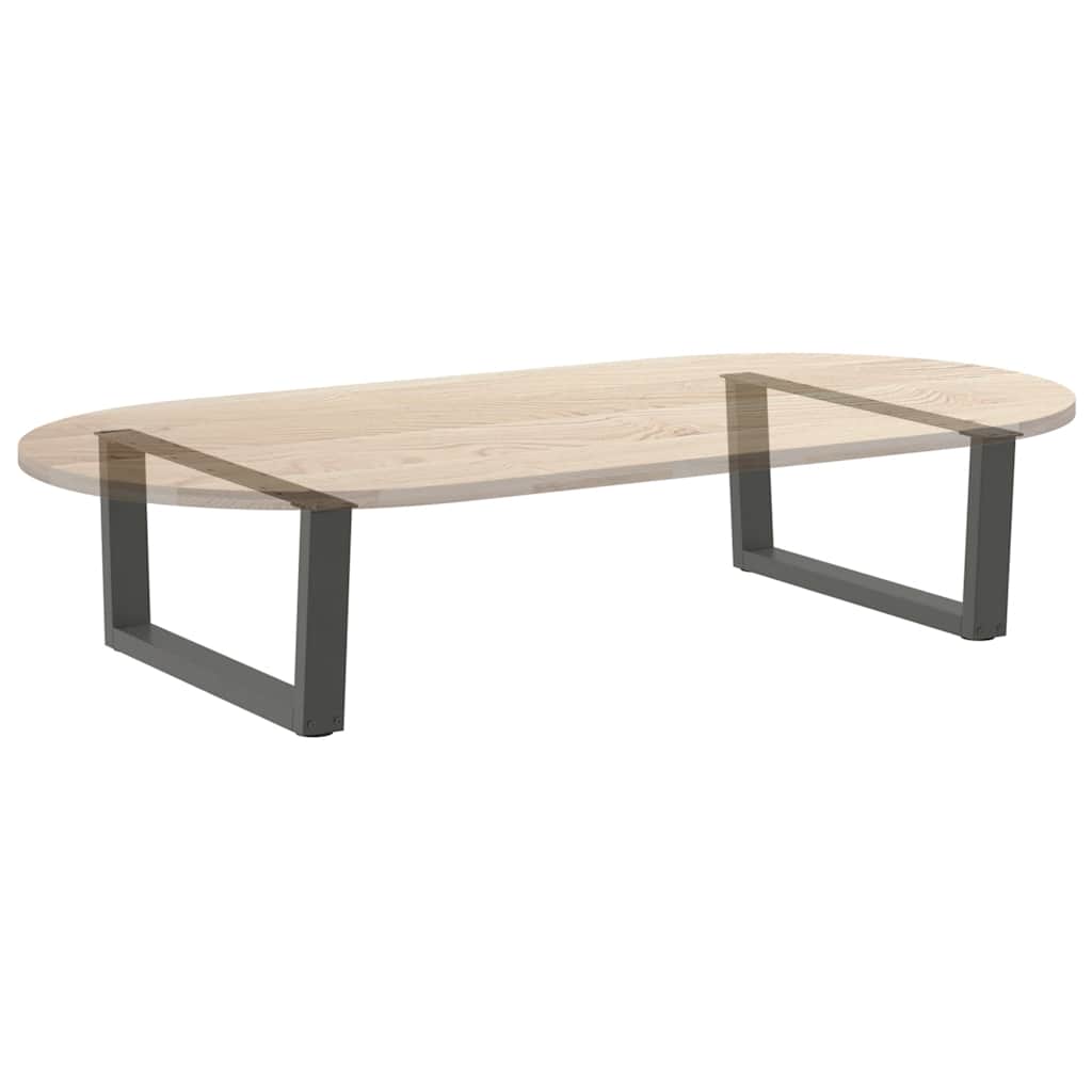 Salongbordben V-formet 2 stk antrasitt 70 x (30-31,3) cm stål